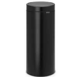 Šiukšlių dėžė Brabantia TOUCH 30L, matinė juoda, 115301