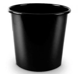 Šiukšlių dėžė Forpus, 11l, juoda, plastikinė