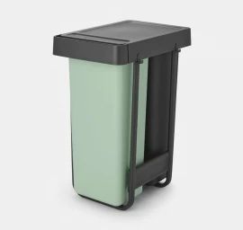 Šiukšlių dėžė montuojama Brabantia Sort &amp; Go 2x30L, Dark Grey &amp; Jade Green, 232527