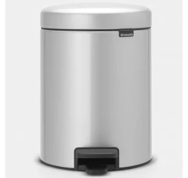Šiukšlių dėžė NEWICON 20 L, met. pilka 114069
