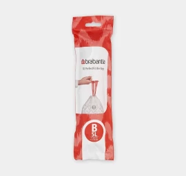 Šiukšlių maišai Brabantia B 5L, (dal.10 vnt), white, 137709