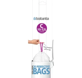 Šiukšlių maišai Brabantia C 10-12L (ritinėlyje 20vnt.)