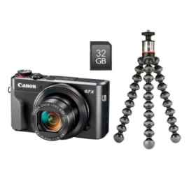 Skaitmeninis Fotoaparatas Canon PowerShot G7 X Mark II, Gorillapod, Memory card