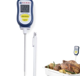 Skaitmeninis Gastronominis Termometras Su 130 Mm Zondu Nuo -50c Iki 350c - Hendi 271230