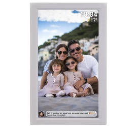 Skaitmeninis Nuotraukų Rėmelis 15,6&#039;&#039; 16gb Microsd Wifi Garsiakalbis Full Hd Frameo Pff-1503w - Baltas