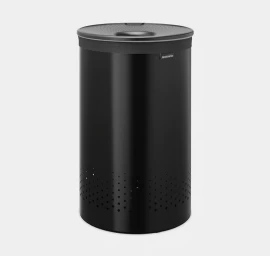 Skalbinių dėžė Brabantia 60 L, Matt Black, 242380
