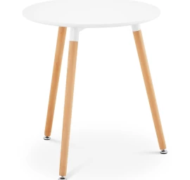 Skandinaviškas Valgomojo Stalas Svetainei, Biurui, Modernus Apvalus ø 60 Cm H 67 Cm