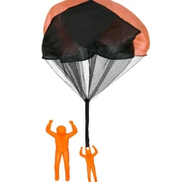 Skraidanti Parašiutininko Figūrėlė 50 Cm - Oranžinė