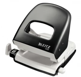 Skylmuša Leitz 5008, juodas, iki 30 lapų, metalinis  1101-117