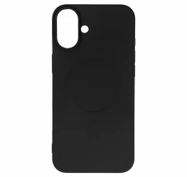 Skystas Silikoninis Dėklas Magsafe Iphone 16 Plus - Juodas