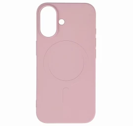 Skystas Silikoninis Dėklas Magsafe Iphone 16 Plus - šviesiai Rožinis