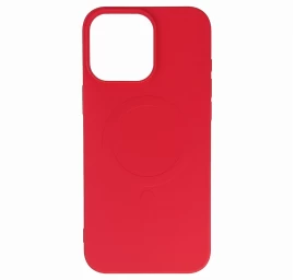 Skystas Silikoninis Dėklas Magsafe Iphone 16 Pro - Raudonas