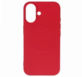 Skystas Silikoninis Dėklas Magsafe Iphone 16 - Raudonas