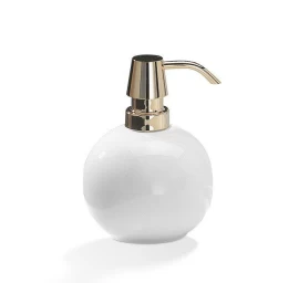 Skysto muilo dozatorius Decor Walther DW 6350, porcelianas, baltas/aukso, 0804952