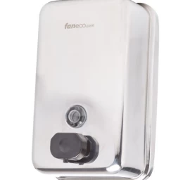 Skysto muilo dozatorius Faneco Duo 0,5 l, blizgus nerūdijantis plienas, S500SPP