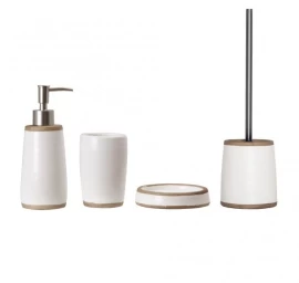 Skysto muilo dozatorius Rustic, baltas