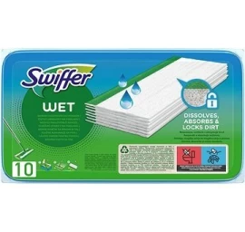 Šlapios šluostės papildymas SWIFFER Sweeper, 10vnt.