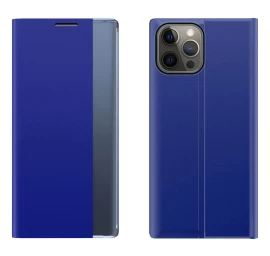 sleep Case Išmanusis Dangtelio Tipo Atlenkiamas Dėklas iphone 13 Pro Max, Mėlynos Spalvos