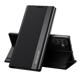 Sleep Case Pro Dėklas Samsung Galaxy A13 Su Atlenkiamuoju Dangteliu, Juodas