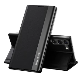 Sleep Case Pro Dėklas Samsung Galaxy S23+ Su Atlenkiamuoju Dangteliu, Juodas