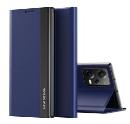 Sleep Case Pro Dėklas Xiaomi Redmi Note 12 5g / Poco X5 5g Su Atlenkiamu Dangteliu, Mėlynas