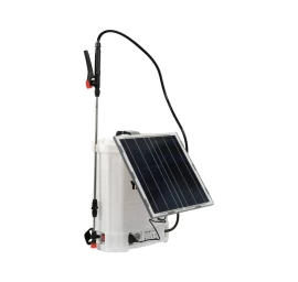 Slėginis purkštuvas su bakeliu ir saulės panele 16l 12V 8000mAh