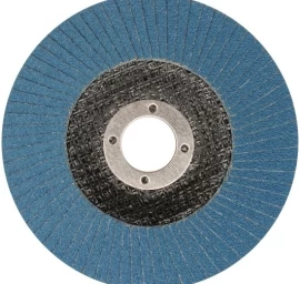 Šlifavimo diskas lapelinis išgaubtos formos | ZIRCONIUM INOX | P40 | 125X22,2mm (ES815040)