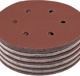 Šlifavimo popierius {velcro) | 6 skylės | 150 mm / P220 | 50 vnt. (YT-834588)
