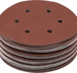 Šlifavimo popierius {velcro) | 6 skylės | 150 mm / P240 | 50 vnt. (YT-834589)