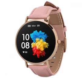 Smartwatch Garett       Verona gold-pink leathe