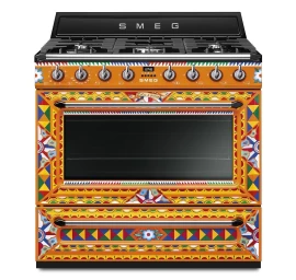 SMEG dujinė viryklė su elektrine orkaite TR90DGC9