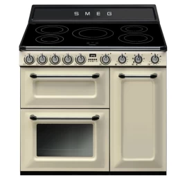 SMEG indukcinė viryklė su 3 elektrinėmis orkaitėmis TR93IP