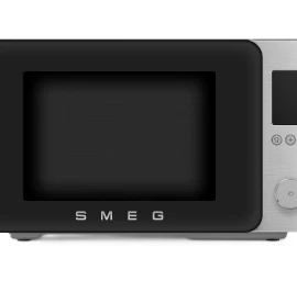 SMEG mikrobangų krosnelė, MOC02BLMEU su grilium, karštu oru ir Air fry funkcija