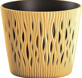 Smėlio Spalvos Apvalus Vazonas, Kurio Skersmuo 22 Cm - Mocca