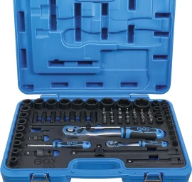 Smūginių galvučių rinkinys | 6.3 mm (1/4) + 12.5 mm (1/2) | 69 vnt. (5255)