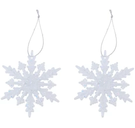 Snaigė Bauble Pakabukas 2vnt Dizainas 12 Rankų