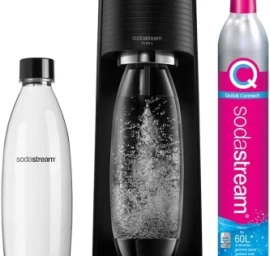 SodaStream Terra Black + 2 bottles (1012812310) Gazuoto vandens gaminimo aparatas, Juoda