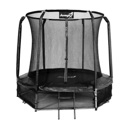 Sodo Batutas Jumpi 252cm/8ft Maxy Comfort Juodas Su Vidiniu Tinklu
