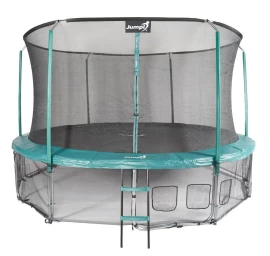 Sodo Batutas Jumpi 435cm/14ft Maxy Comfort Green Su Vidiniu Tinklu