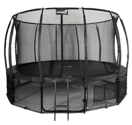 Sodo Batutas Jumpi 487cm/16ft Maxy Comfort Plus Black Su Vidiniu Tinklu