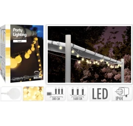 Sodo Girlianda šalis šviesa 80led šiltai Balta