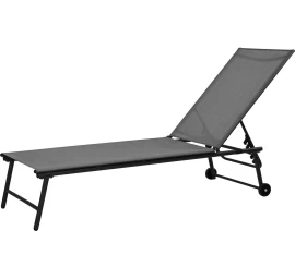 Sodo Gultas 185x57x31cm Pilkos Spalvos