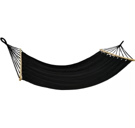 Sodo Hamakas 1 Asmeniui 200x100cm Su Stulpu Juodas 1064055