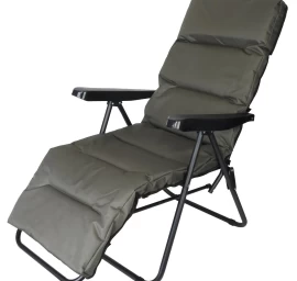 Sodo Krėslas Su Atramomis Kojoms 57x83x106cm Pilkos Spalvos