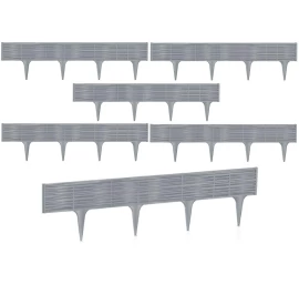 Sodo Palisados Vejos Apvadas Iš Vytelių 390cm Pilkas Akmuo