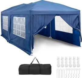 Sodo Paviljono Palapinė Su Vandeniui Atspariomis Sienelėmis 3 X 6 M