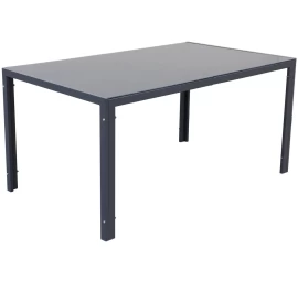 Sodo Stalas 150x90x73 Cm Tamsiai Pilkos Spalvos