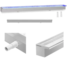 Sodo Tvenkinio Krioklio Sieninis Snapelis Su Kaskada Led 120 Cm Išėjimo Anga 30 Mm