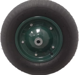 Sodo Vežimėlio Ratas 38cm 4pr 4.00-8 Pripūstas