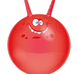 šokinėjantis Kamuolys Su Ragais 45 Cm Raudonas